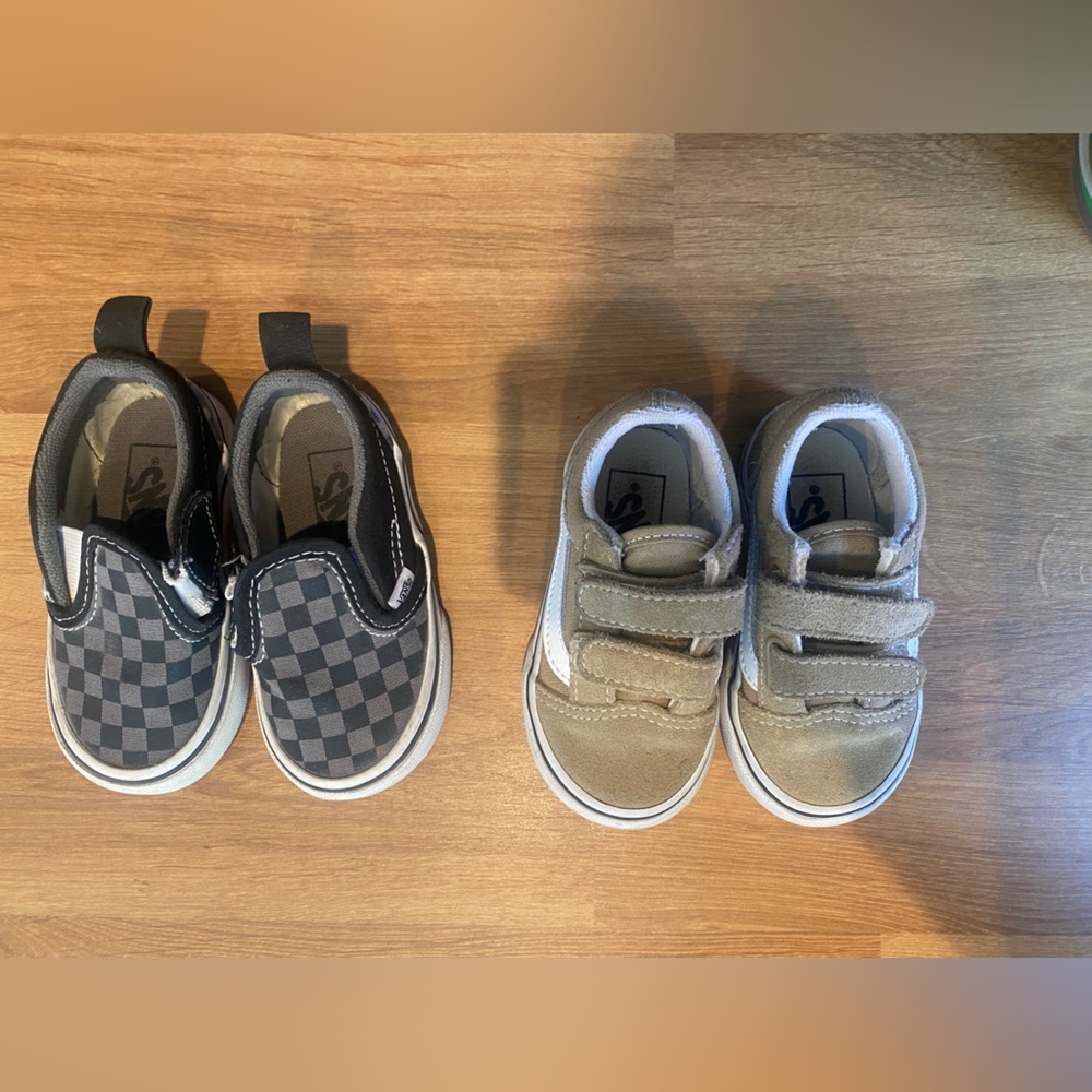 Baby Vans Neutral Unissex Shoes Size 5